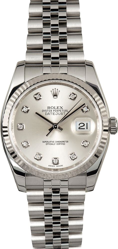 datejust rolex silver